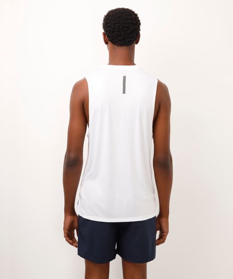 regata machão muscle fit cea sports branca