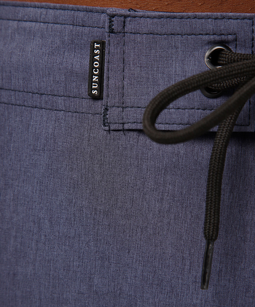 short boardshort  listrado - azul mesclado