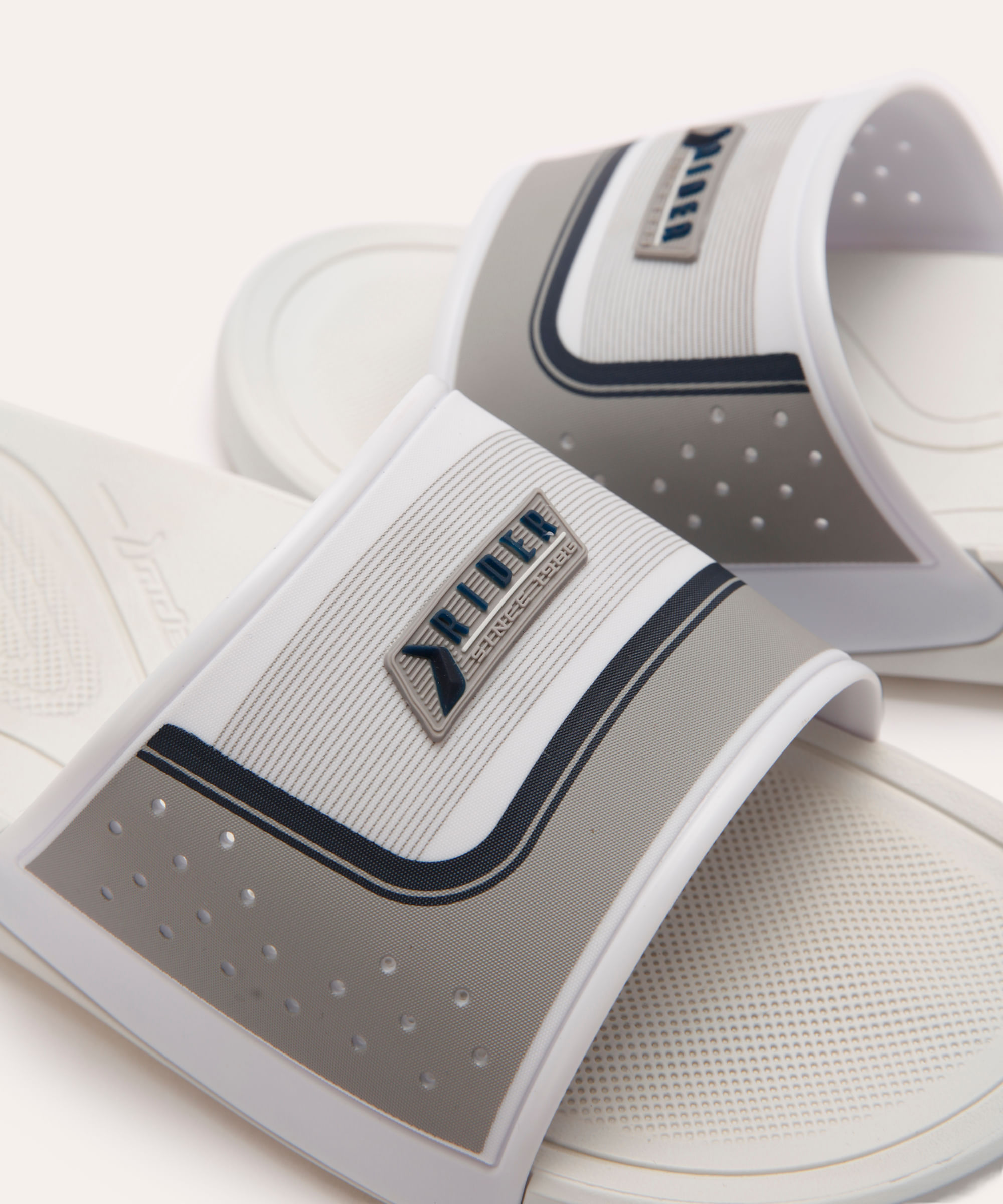 chinelo smash slide rider branco