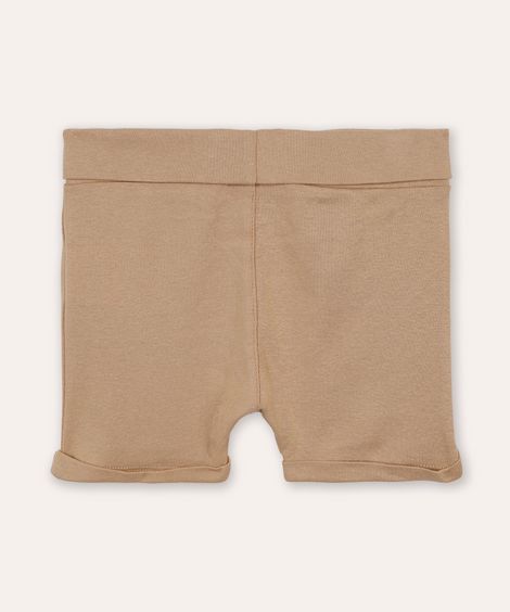 kit de 2 shorts infantis básico de algodão colorido