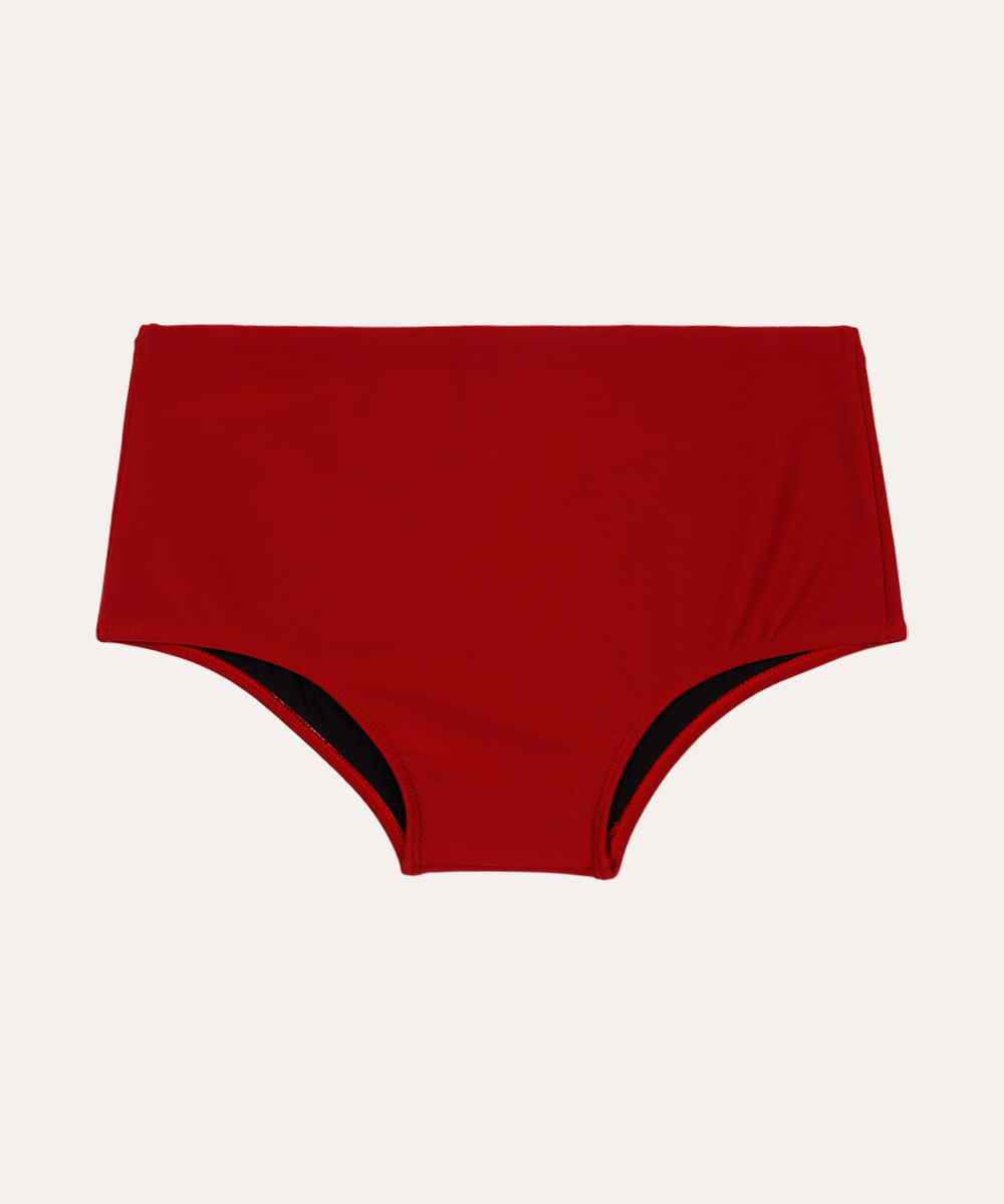 sunga boxer proteção uv vermelha