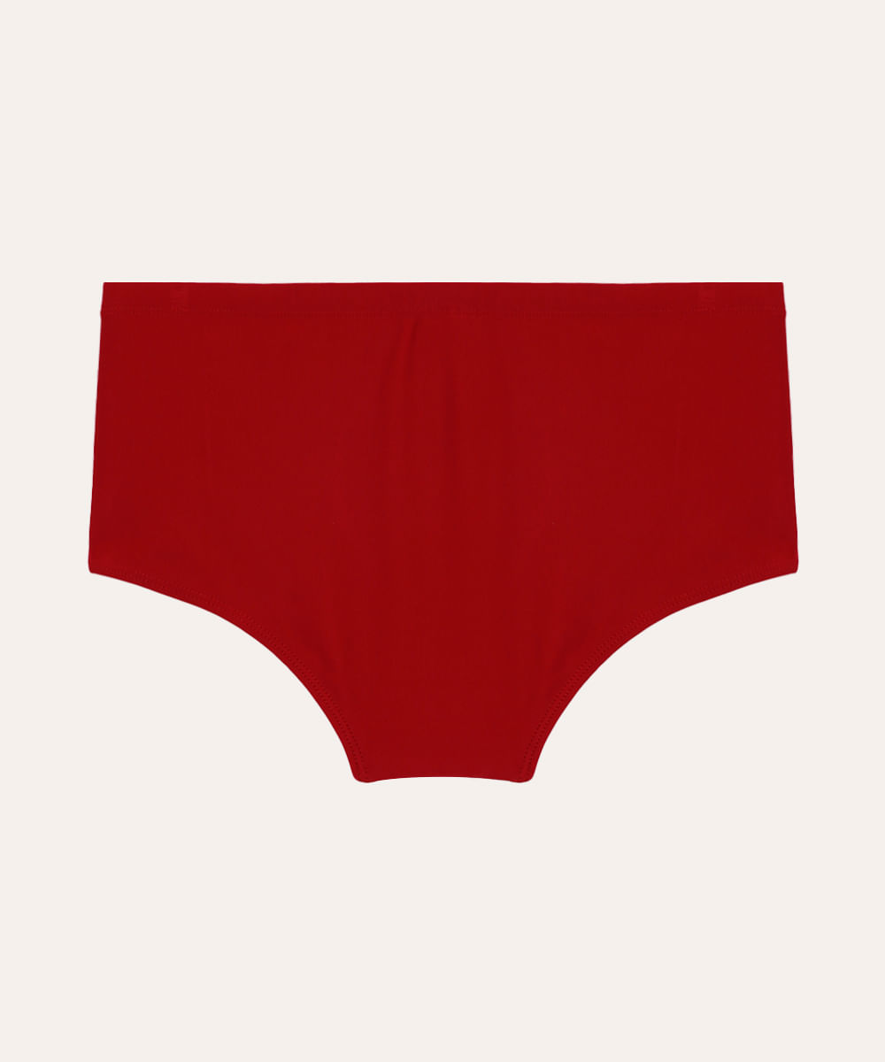 sunga boxer proteção uv vermelha