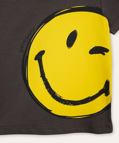 kit de 2 camiseta infantis smileyworld colorida