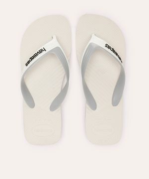 chinelo haivaianas dual bicolor branco