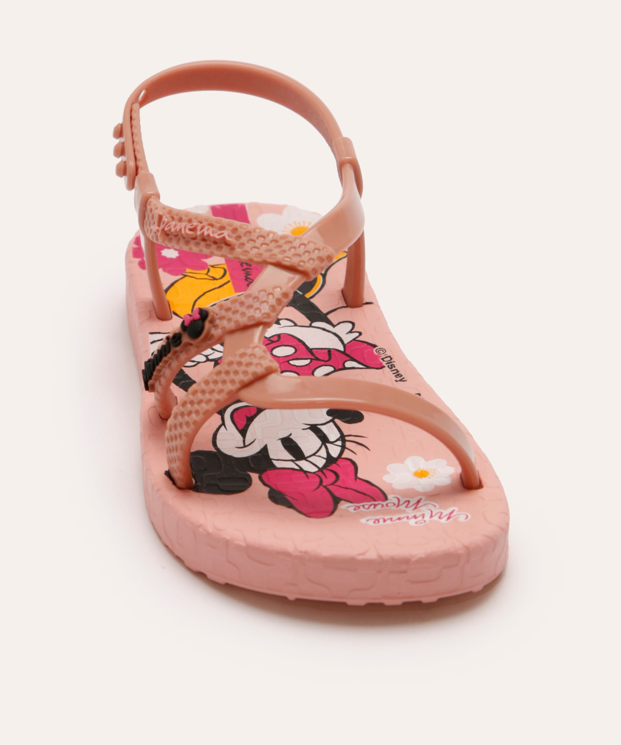 rasteirinha infantil ipanema minnie rosa