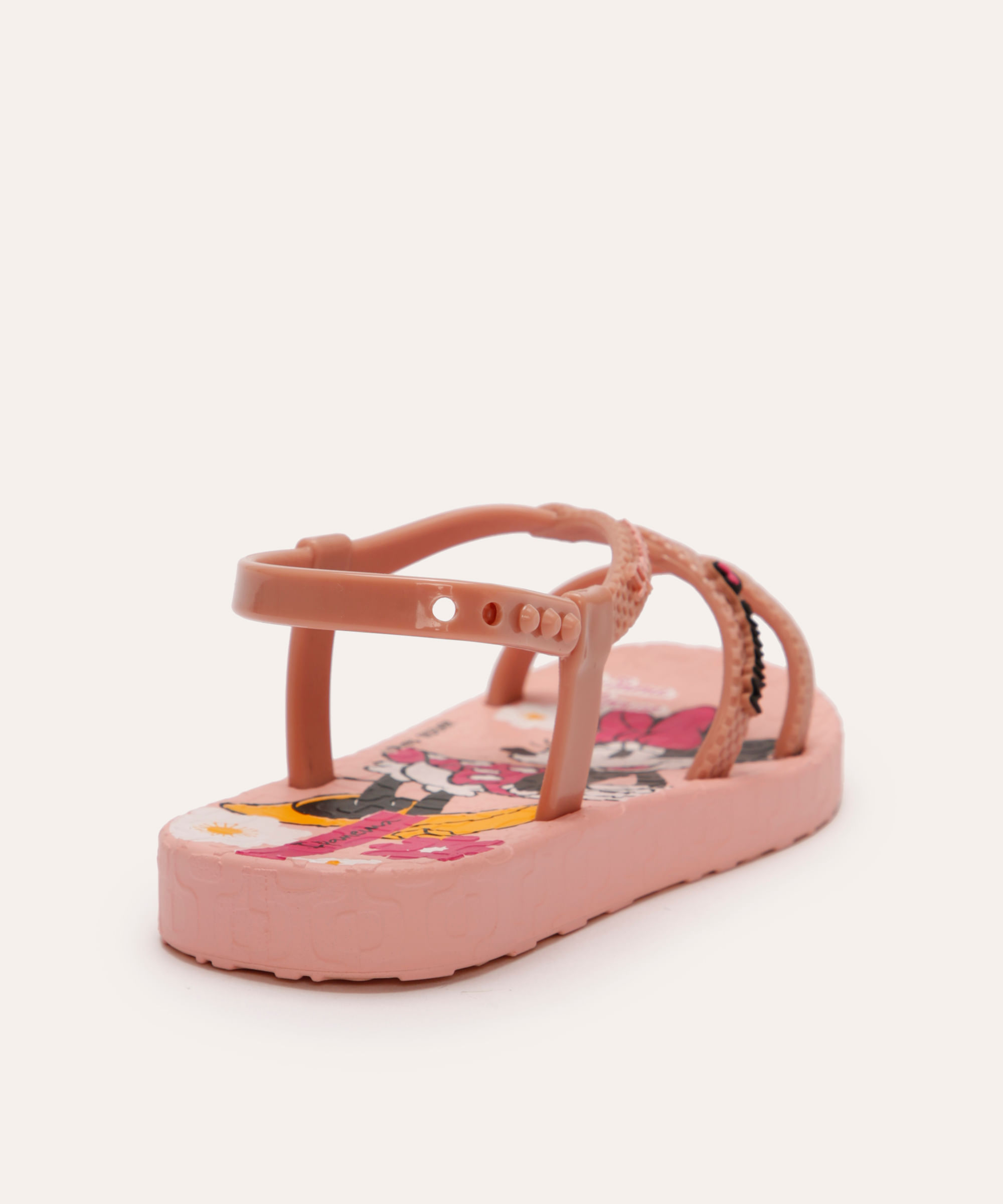 rasteirinha infantil ipanema minnie rosa