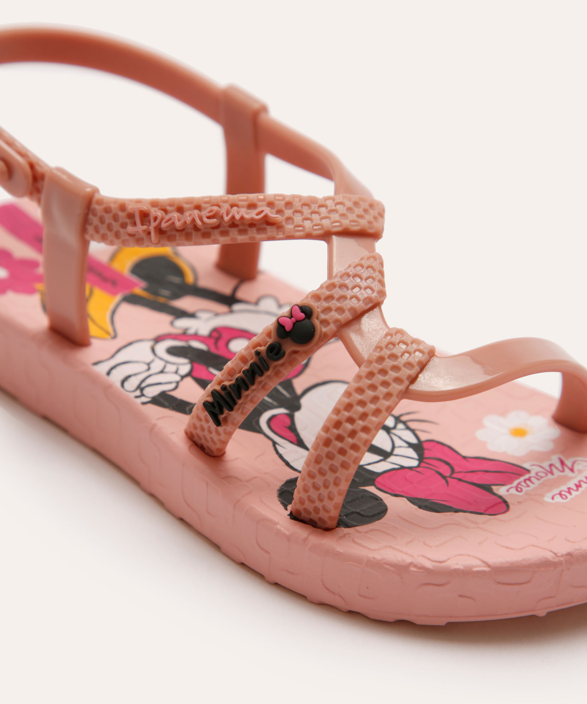 rasteirinha infantil ipanema minnie rosa