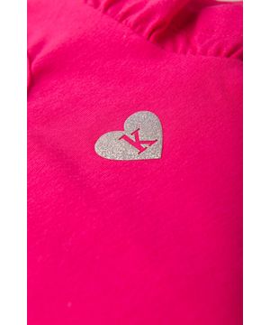 Vestido Infantil Tricolor Pink - Rosa e Off White Kappes