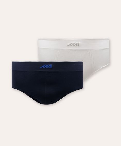 kit de 2 cuecas slip colorido