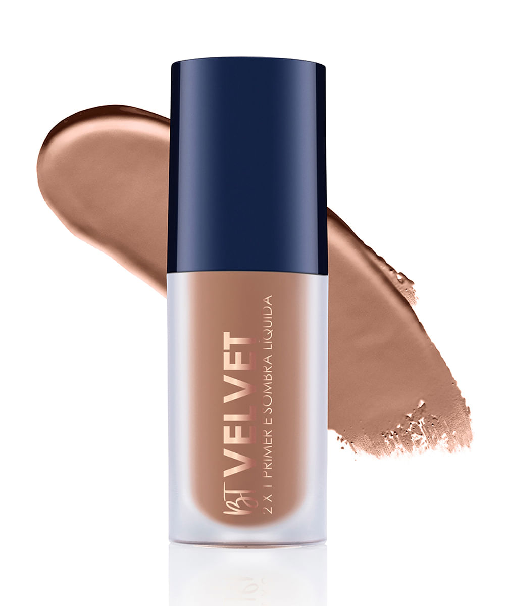 sombra líquida 2 em 1 bruna tavares velvet cappuccino bege