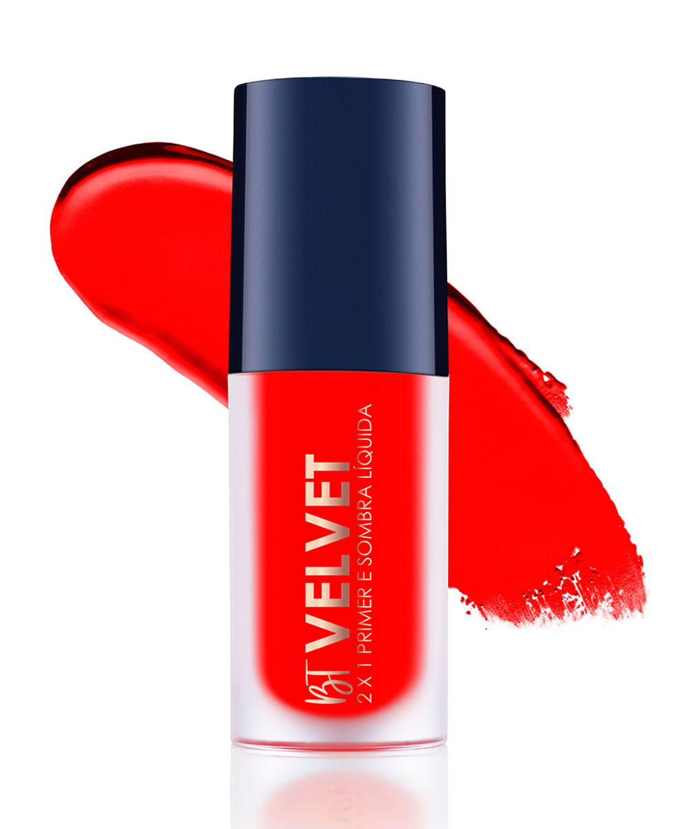 sombra líquida 2 em 1 bruna tavares velvet watermelon vermelho