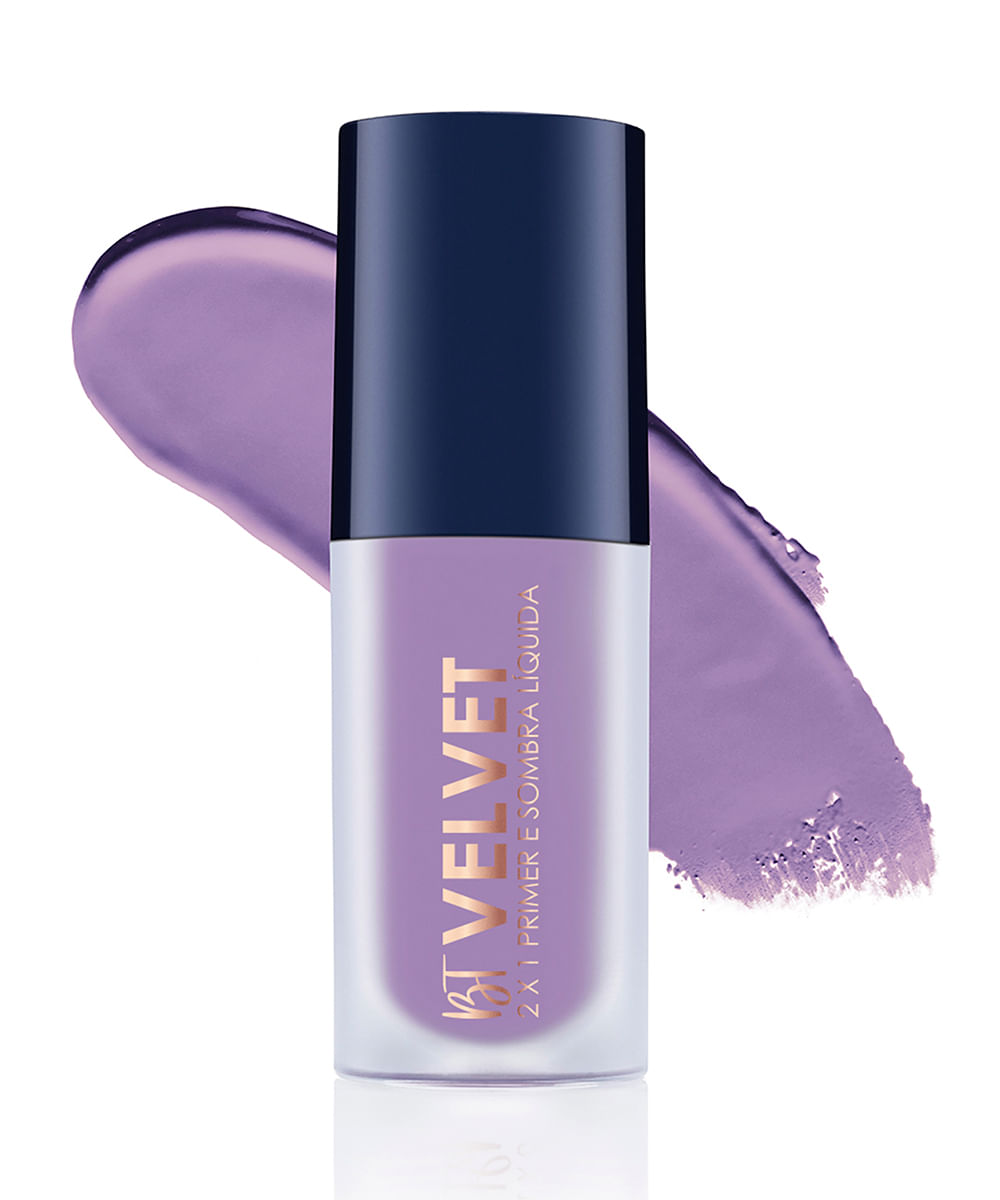 sombra líquida 2 em 1 bruna tavares velvet lavender lilás