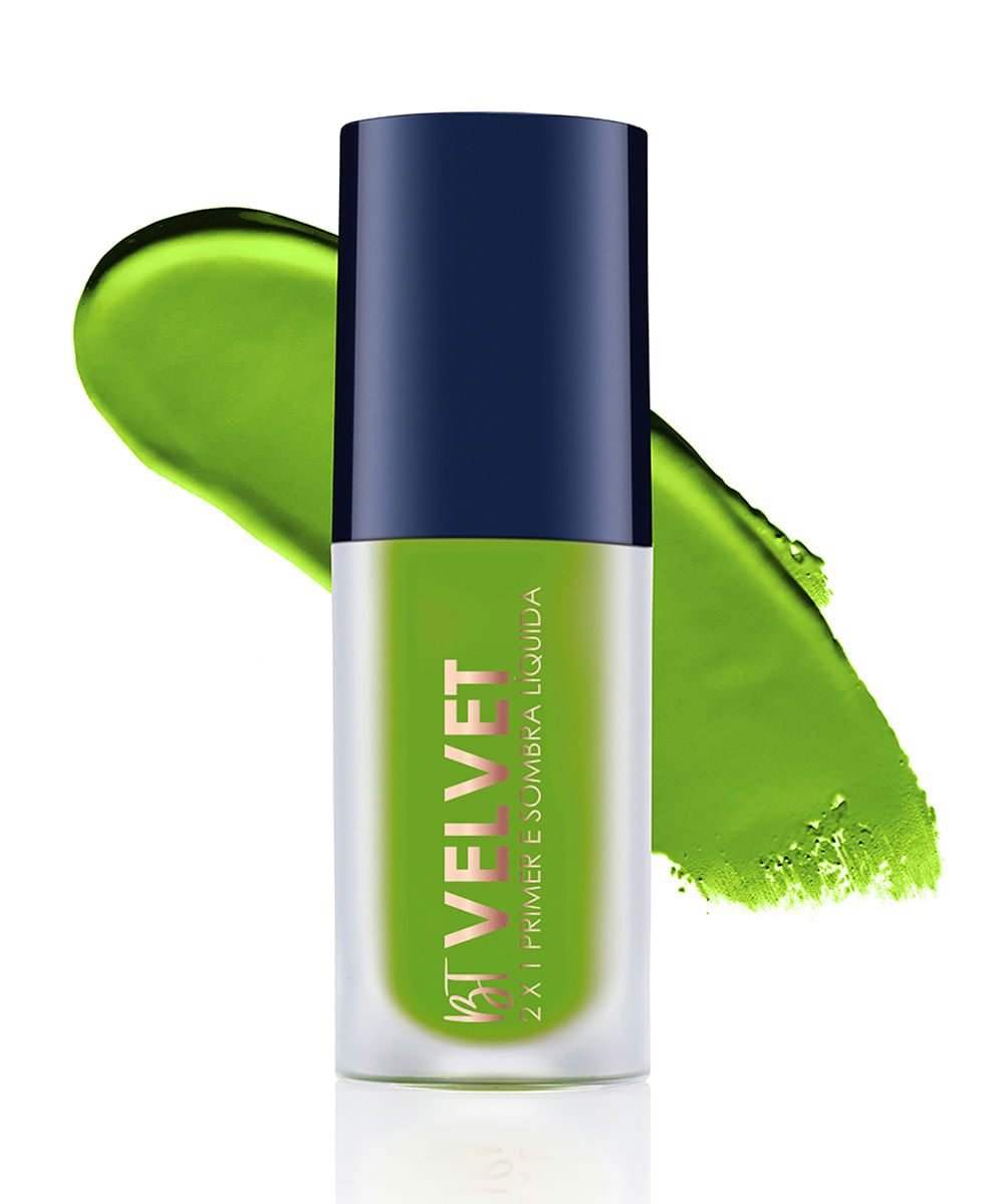 sombra líquida 2 em 1 bruna tavares velvet pistachio verde