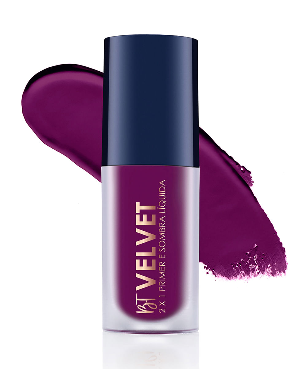 sombra líquida 2 em 1 bruna tavares velvet grape roxa
