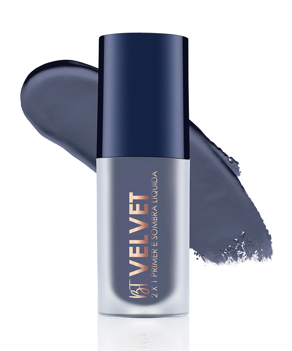 sombra líquida 2 em 1 bruna tavares velvet grey cinza