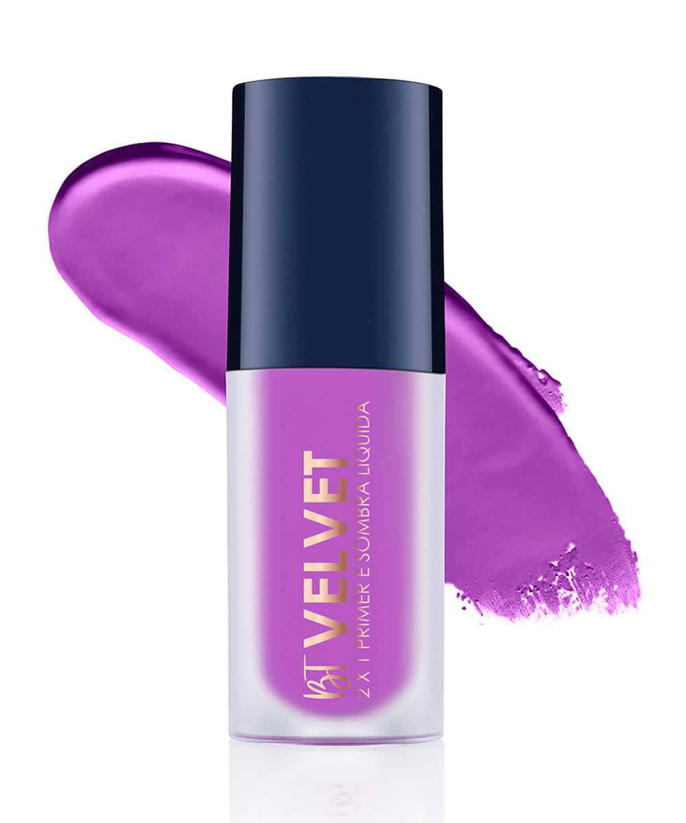 sombra líquida 2 em 1 bruna tavares velvet violet roxa
