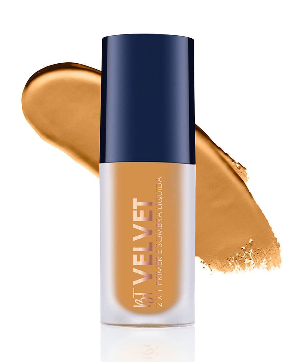 sombra líquida 2 em 1 bruna tavares velvet mustard amarela