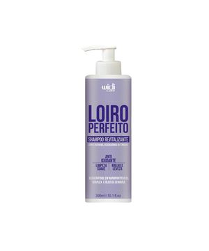 Kit Widi Care Loiro Perfeito Shampoo Revitalizante 300ml  Máscara Matizadora 300g  Máscara Revitalizante  Leave-In