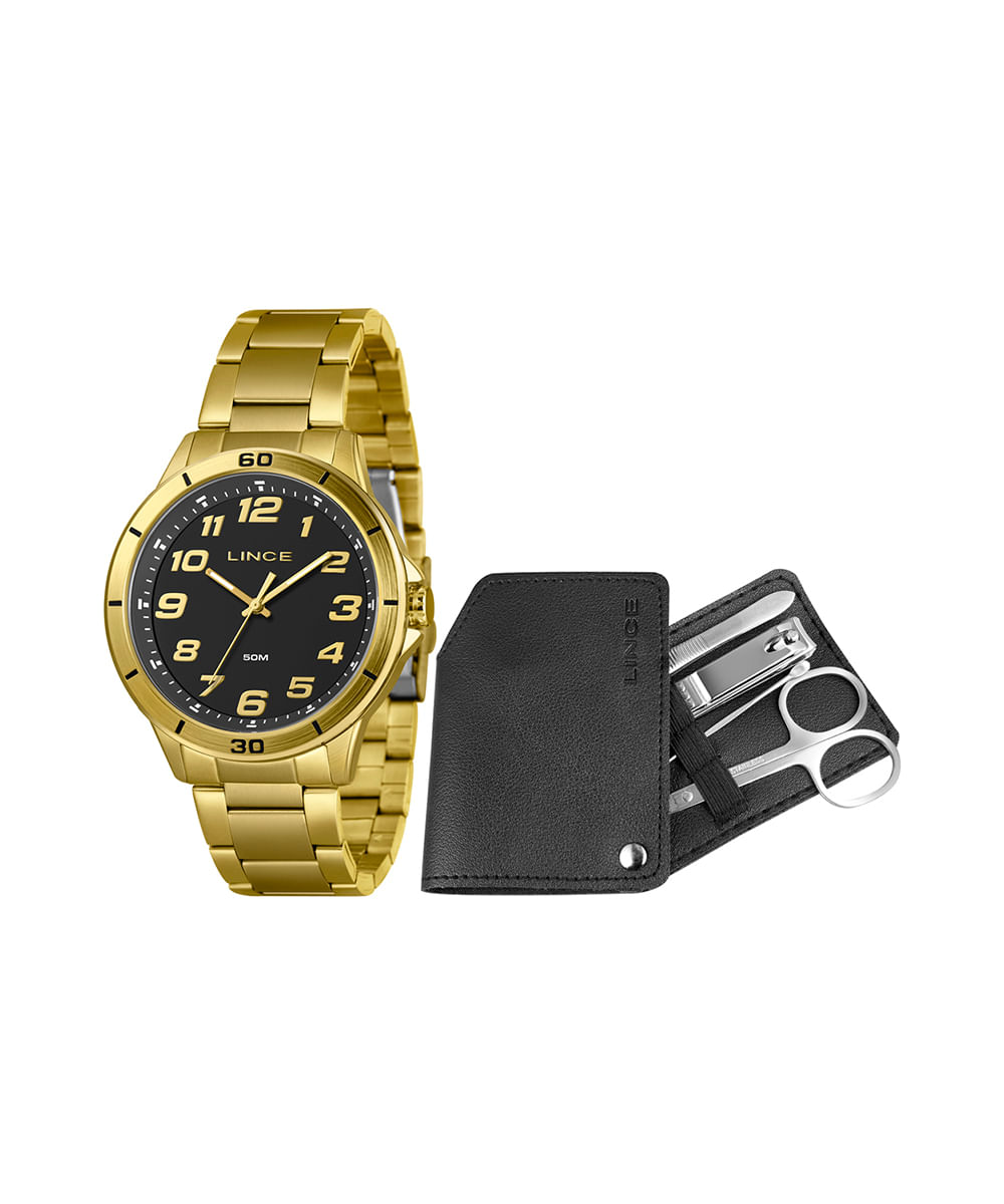 relógio lince analógico mrgm003l46 ka62p2kx dourado