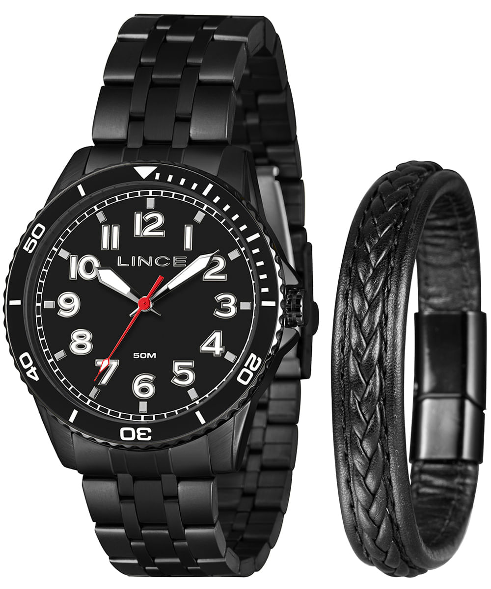 relógio lince analógico mrnm008l46 k0ayp2px preto