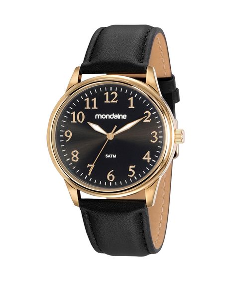 relógio mondaine analógico 99546gpmvdh2kt dourado