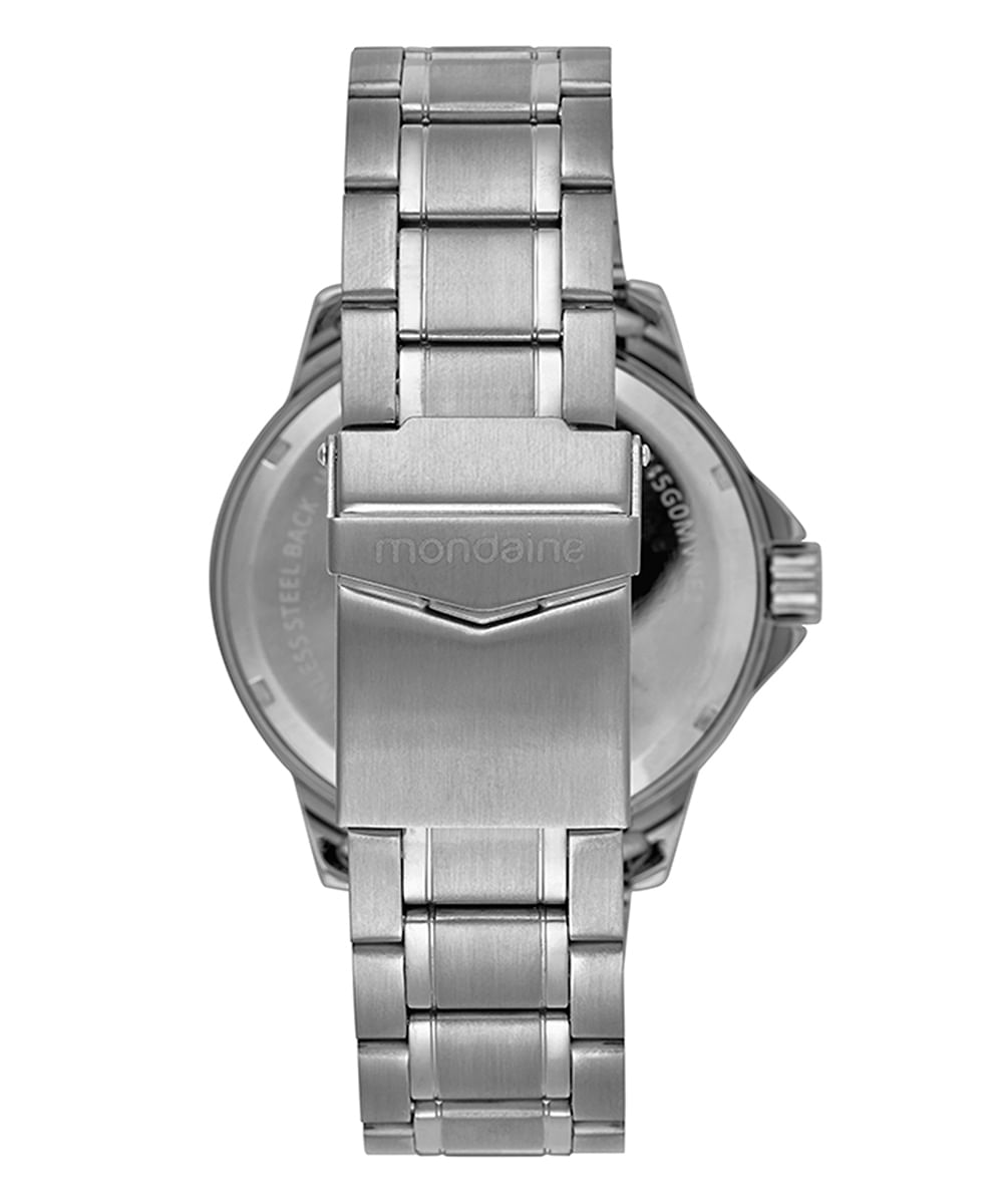 relógio mondaine analógico 99746g0mvne1k prateado