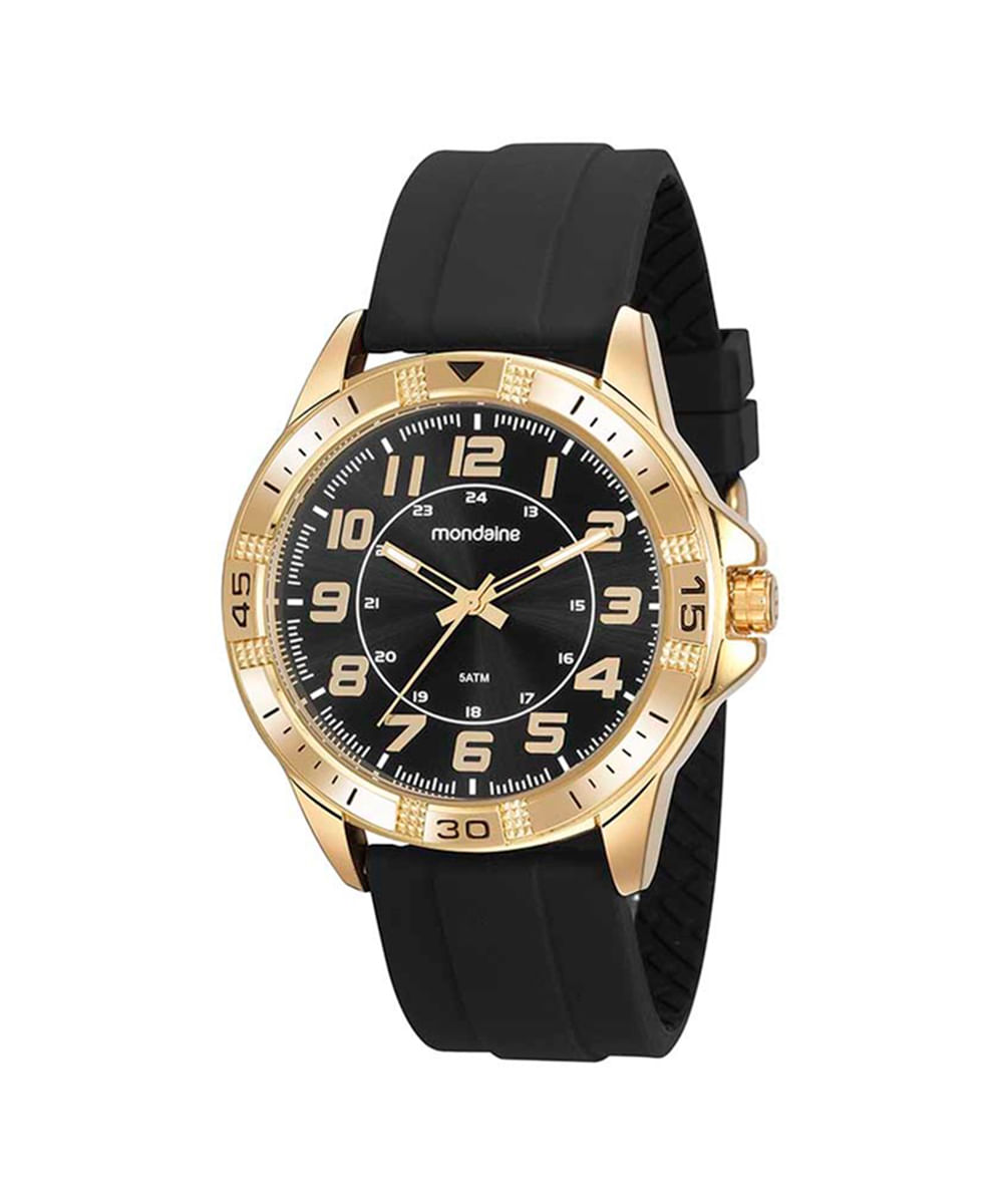 relógio mondaine analógico 99431gpmvdi1kh dourado