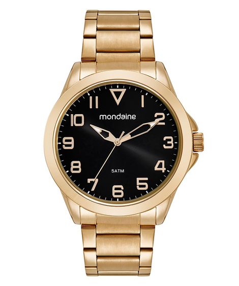 relógio mondaine analógico 32605gpmvde1kb dourado