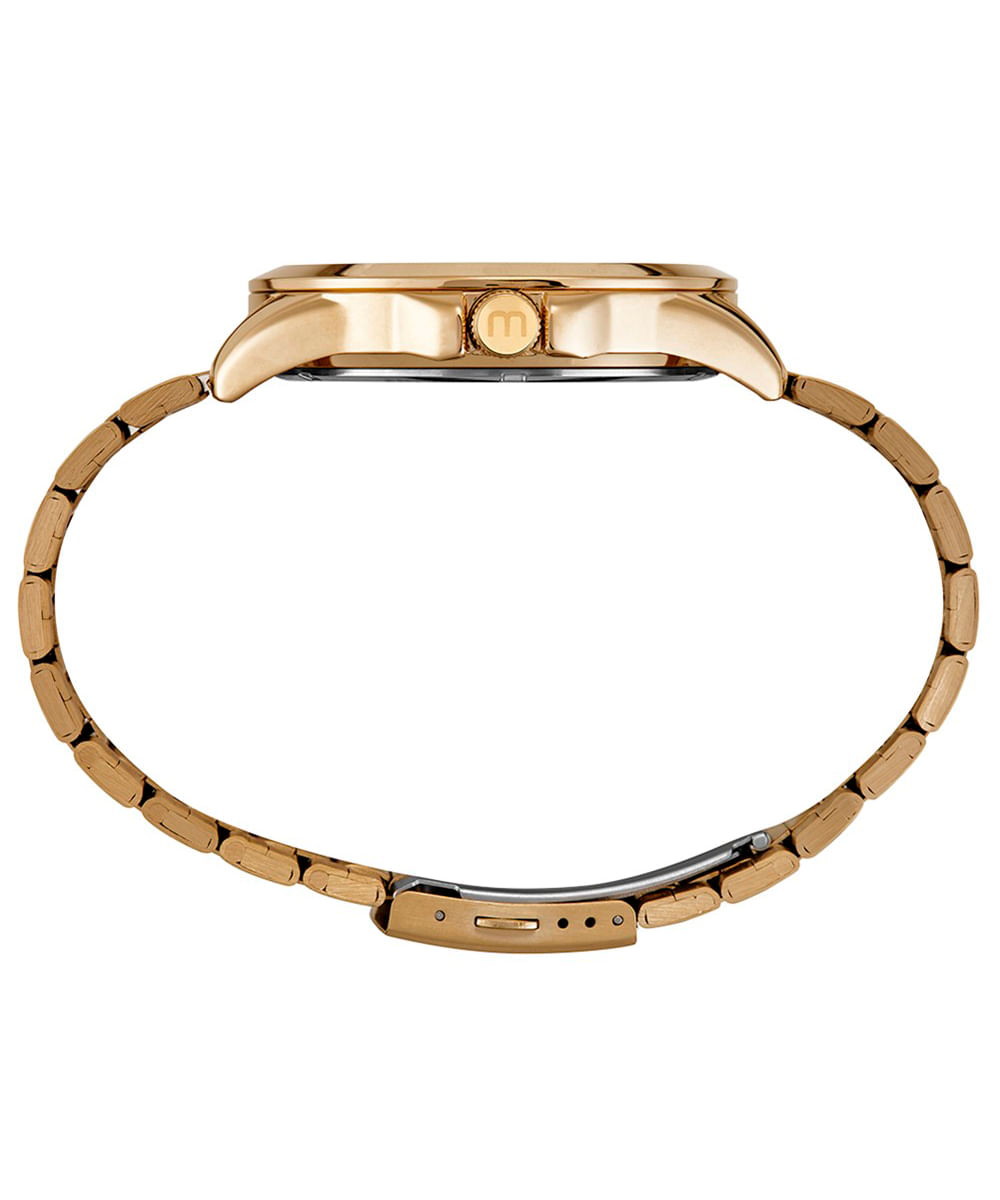 relógio mondaine analógico 32605gpmvde1kb dourado