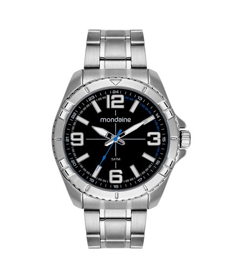 relógio mondaine analógico 32639g0mvne3k prateado