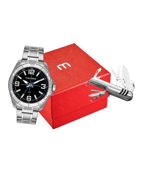 relógio mondaine analógico 32639g0mvne3k prateado