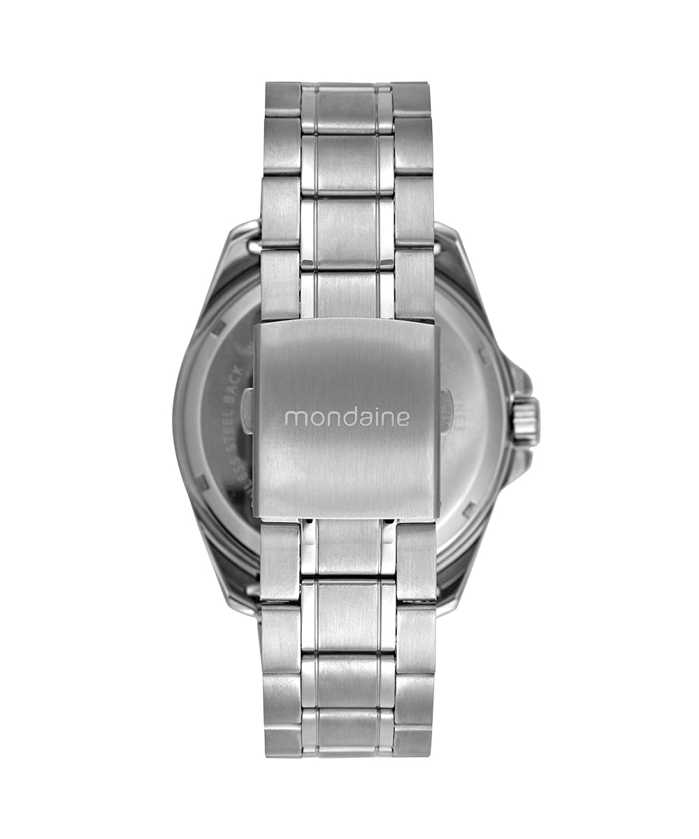 relógio mondaine analógico 32639g0mvne3k prateado