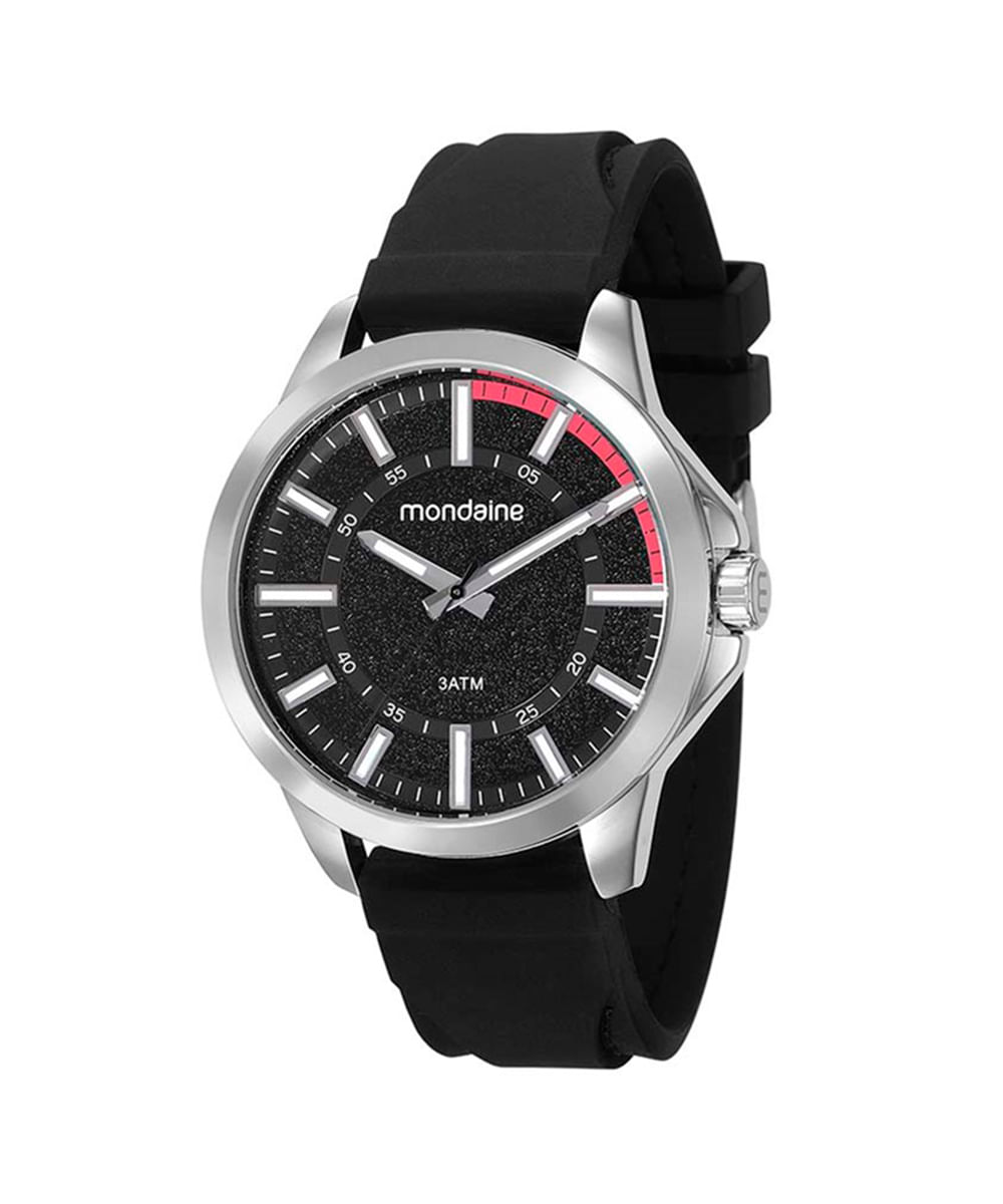 relógio mondaine analógico 99343g0mvni1k2 prateado