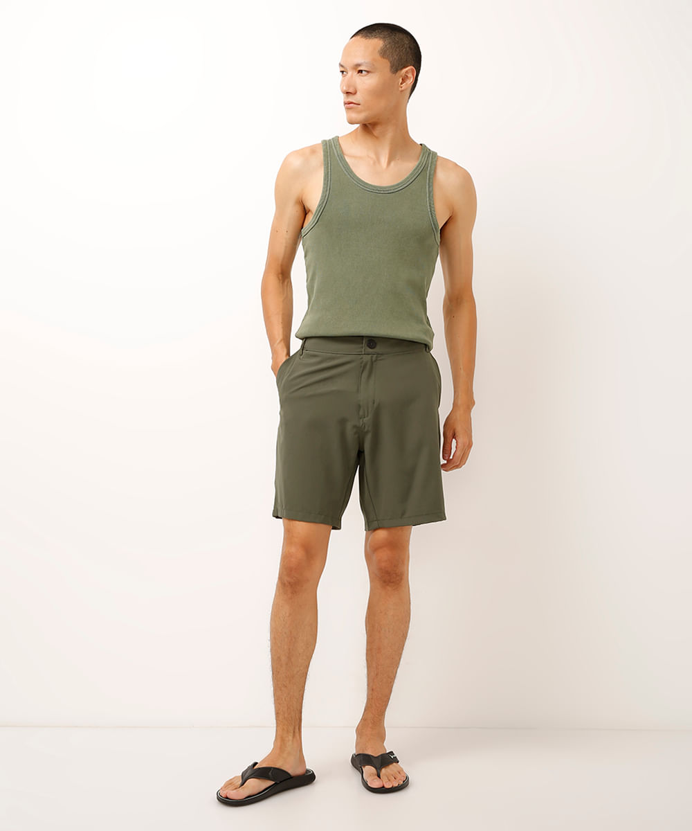 short boardshort reto verde