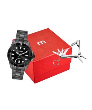 relógio mondaine analógico 32549gpmvse7kb cinza