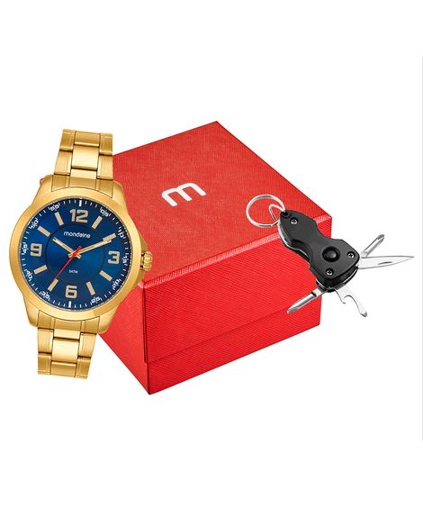 relógio mondaine analógico 99747gpmvde1k dourado