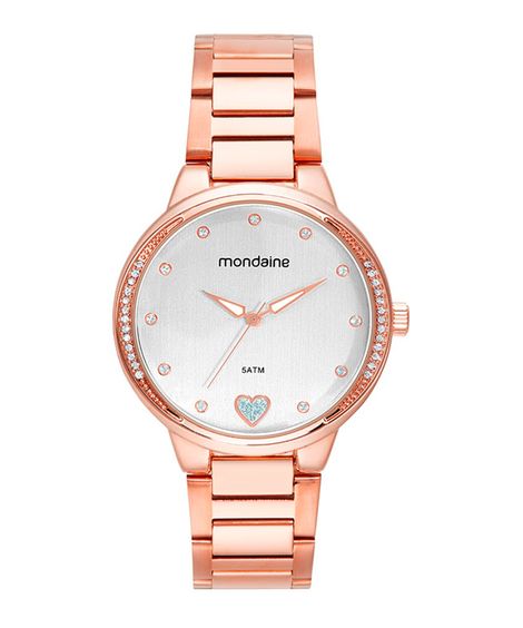 relógio mondaine analógico 32776lpmkre3k1 rosa