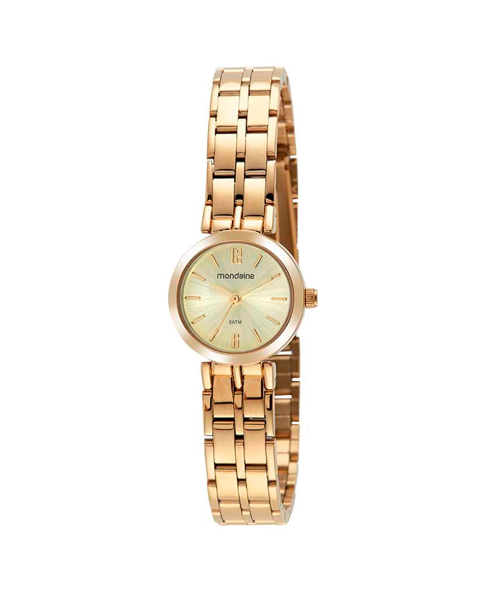 relógio mondaine analógico 32370lpmvde1k dourado