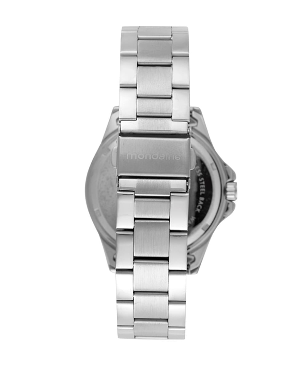 relógio mondaine analógico 32837l0mvne2k prateado