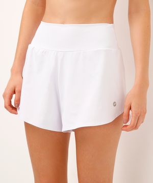 short running esportivo ace com bolso branco