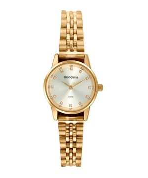 relógio mondaine analógico 32725lpmvde1kk dourado