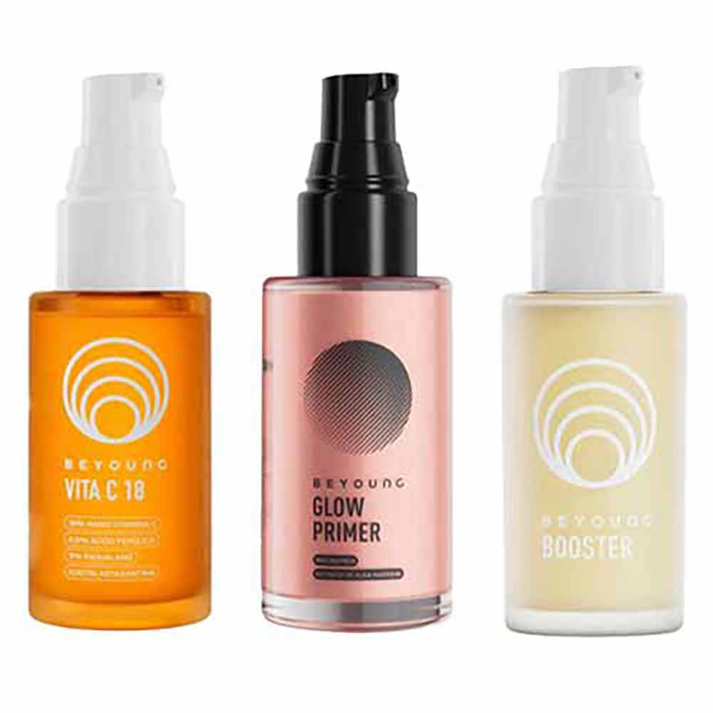 Beyoung Kit - Booster - Primer Rose - Vita C 18 para Rejuvenescimento Facial