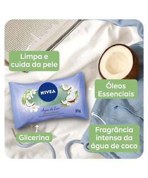 Sabonete em Barra Hidratante NIVEA Água de Coco