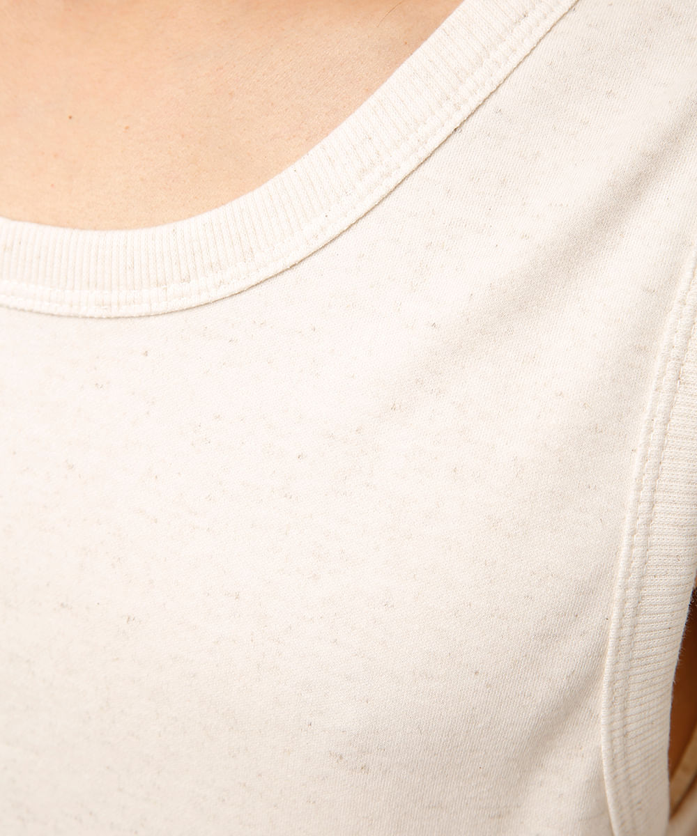 regata com linho off white