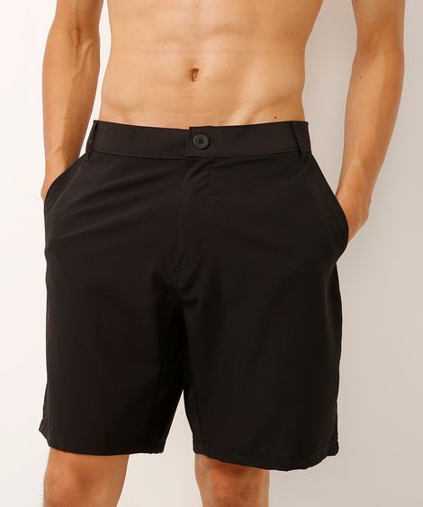 short boardshort reto preto