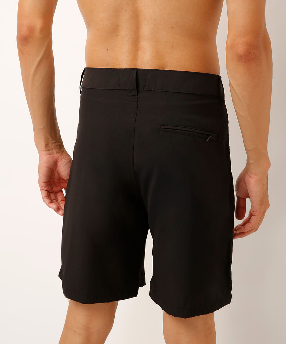 short boardshort reto preto