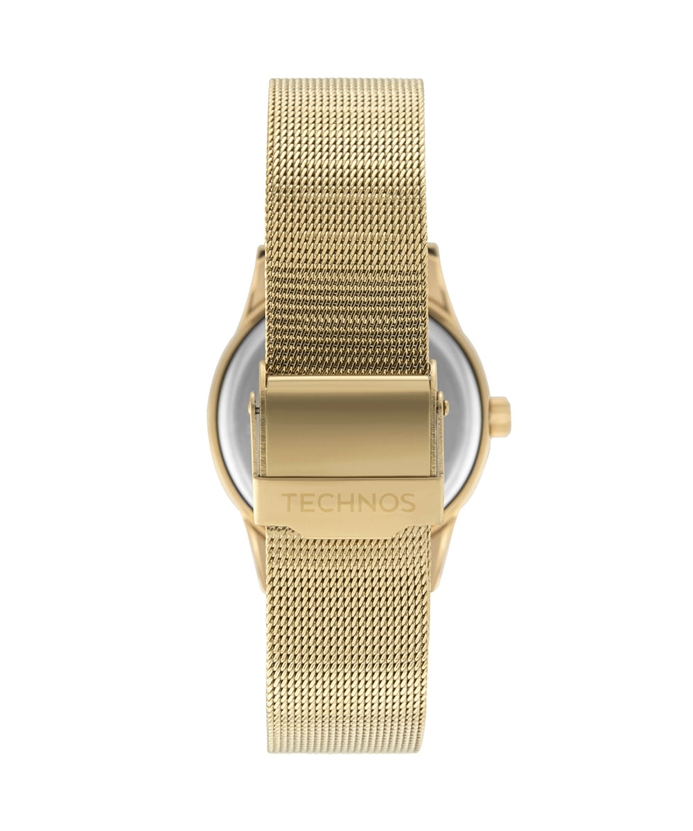 relógio technos analógico 2036msv k1d dourado