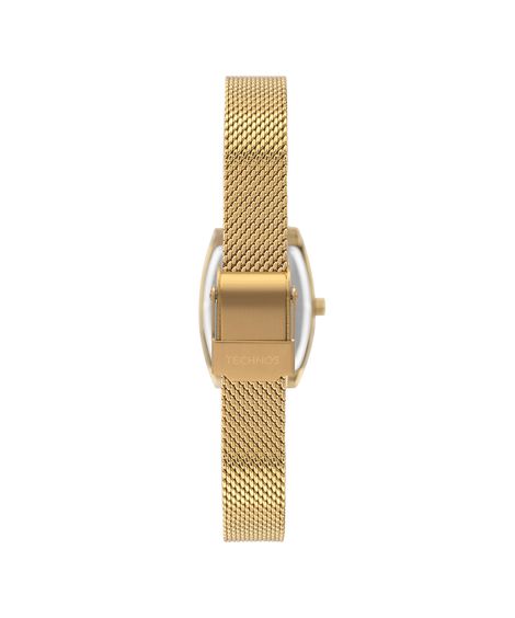 relógio technos analógico 2035mzw 1d dourado