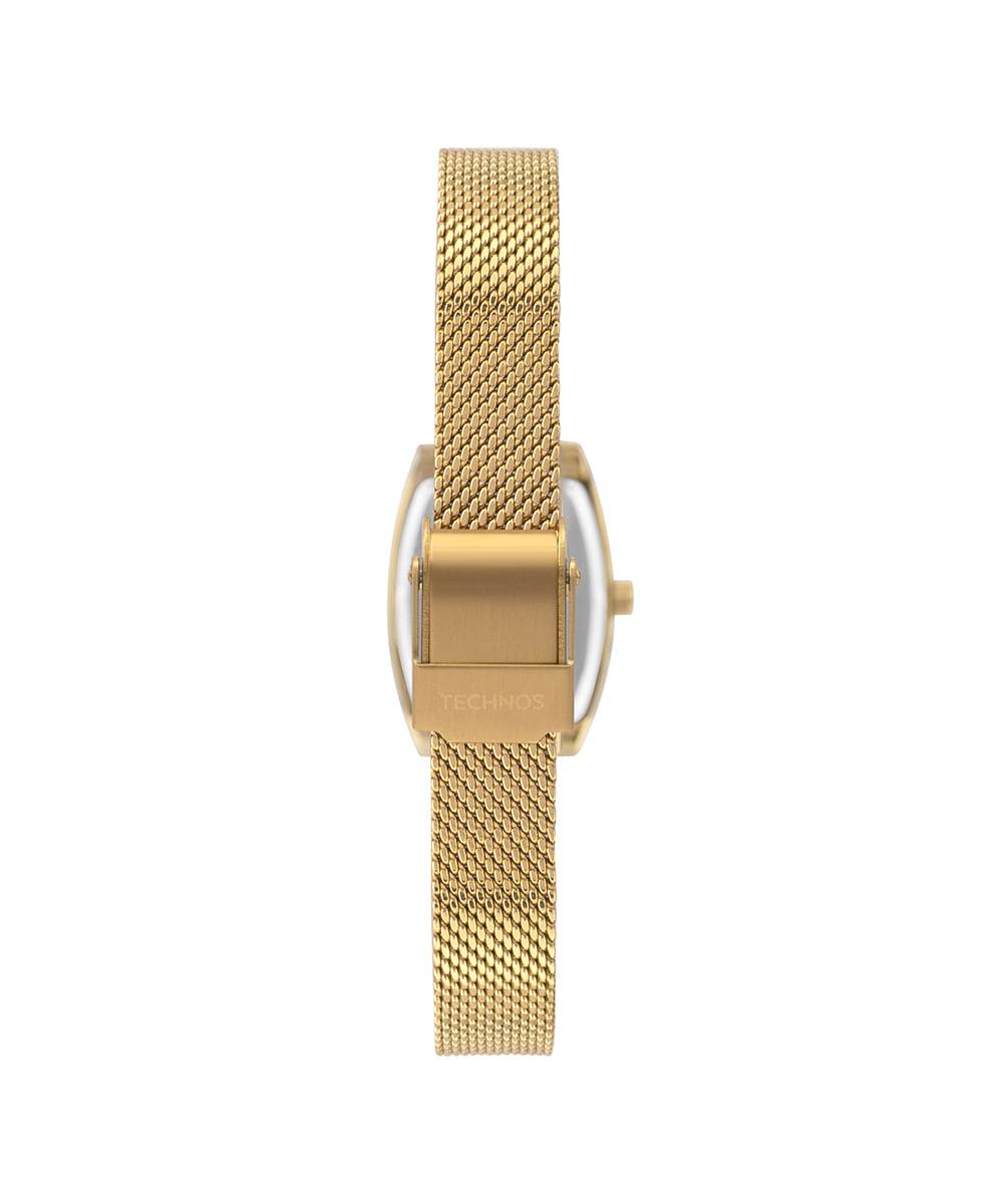 relógio technos analógico 2035mzw 1d dourado