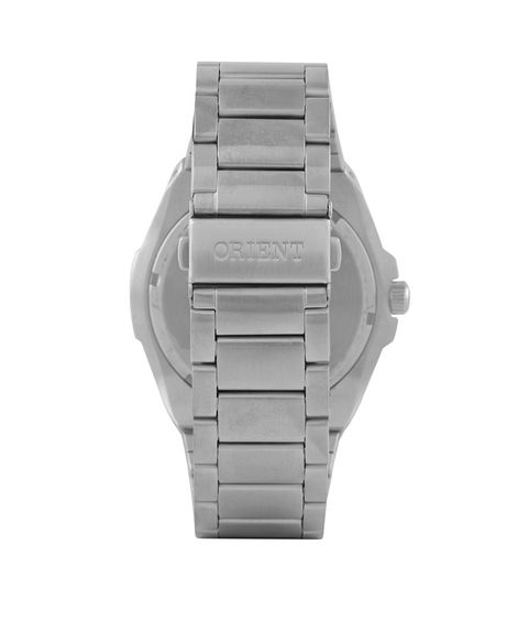 relógio orient analógico calendário mbss1424 p2sx prateado